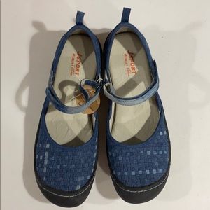 Jambu JSport Cara Vegan Mary Jane Denim shoe